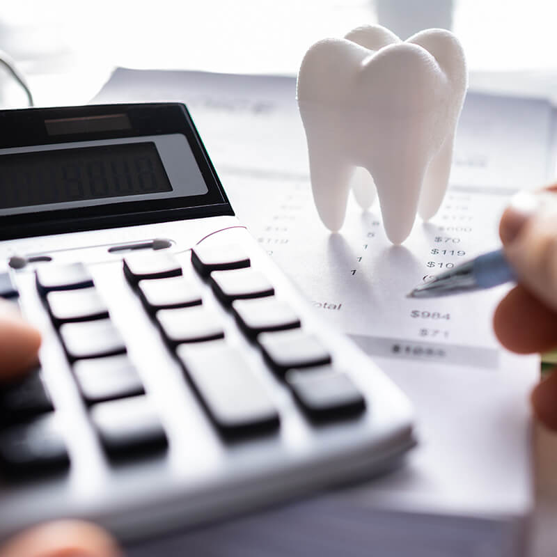 Tooth with Calculator